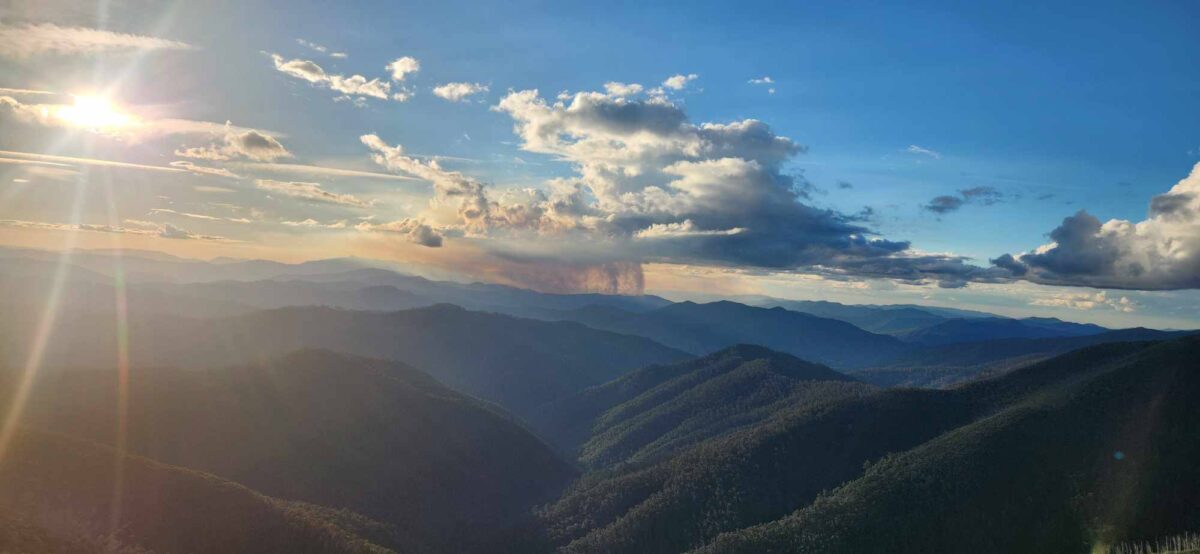 May be an image of mountain, horizon and twilight